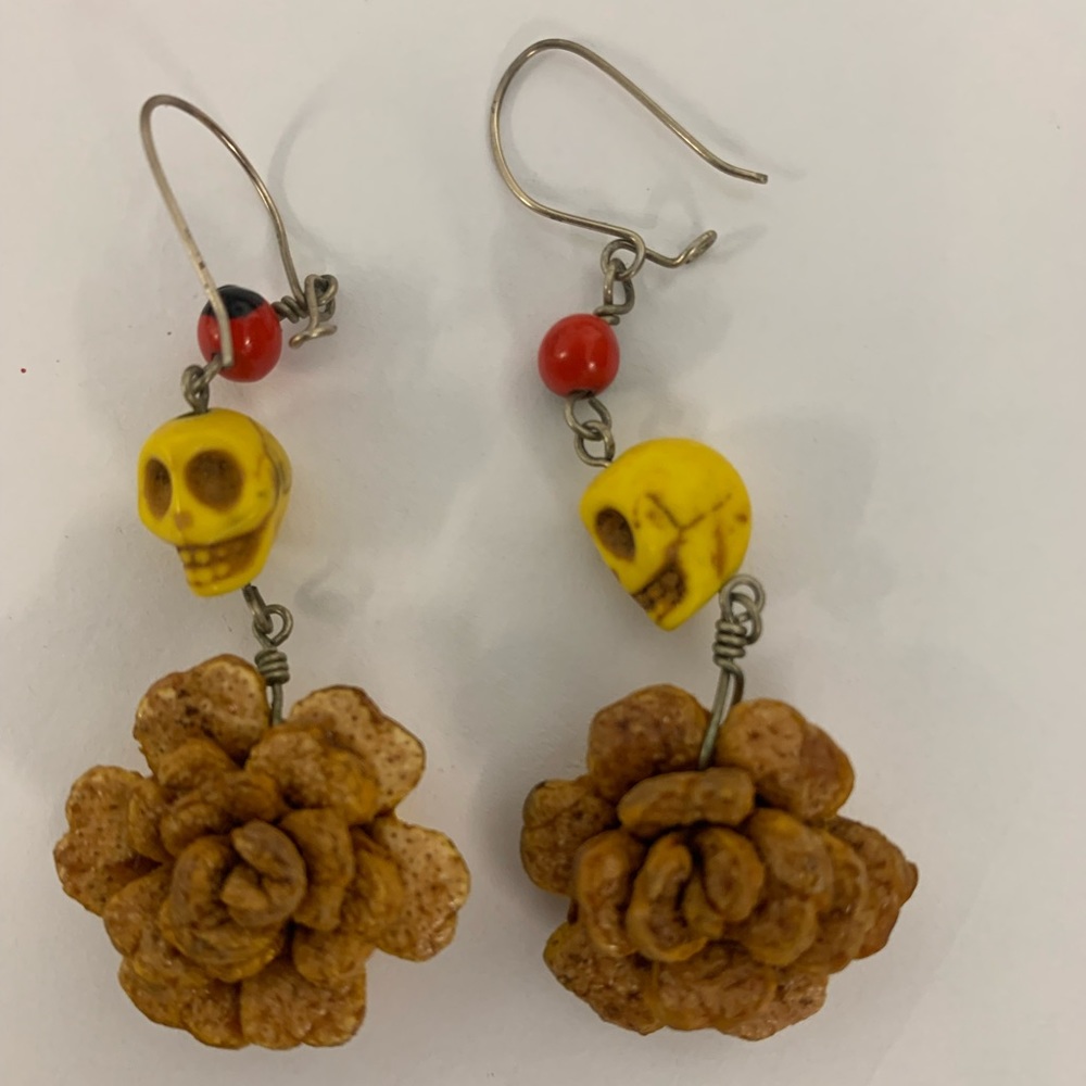 Handmade Skeleton Earrings